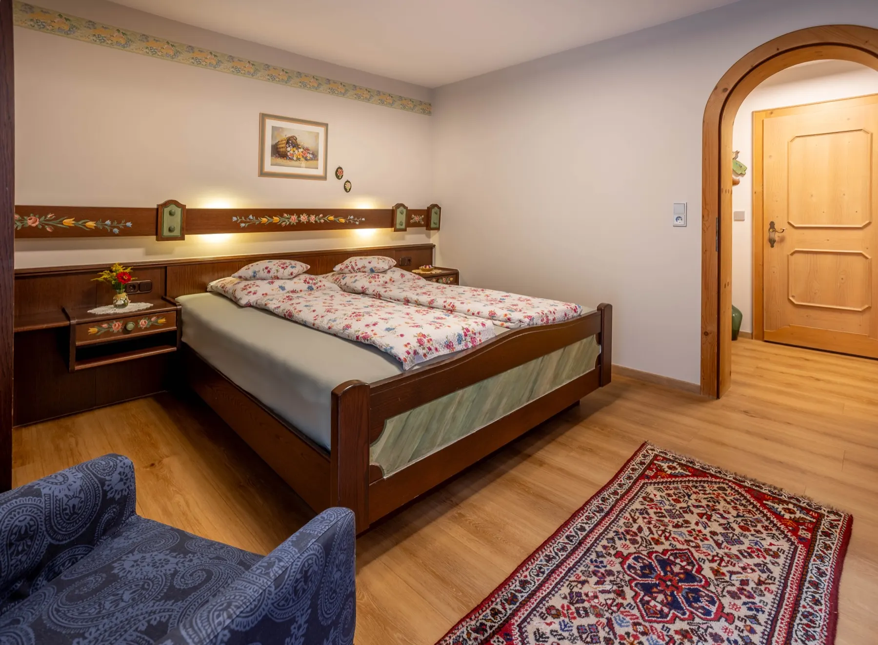 Schlafzimmer der Ferienwohnung